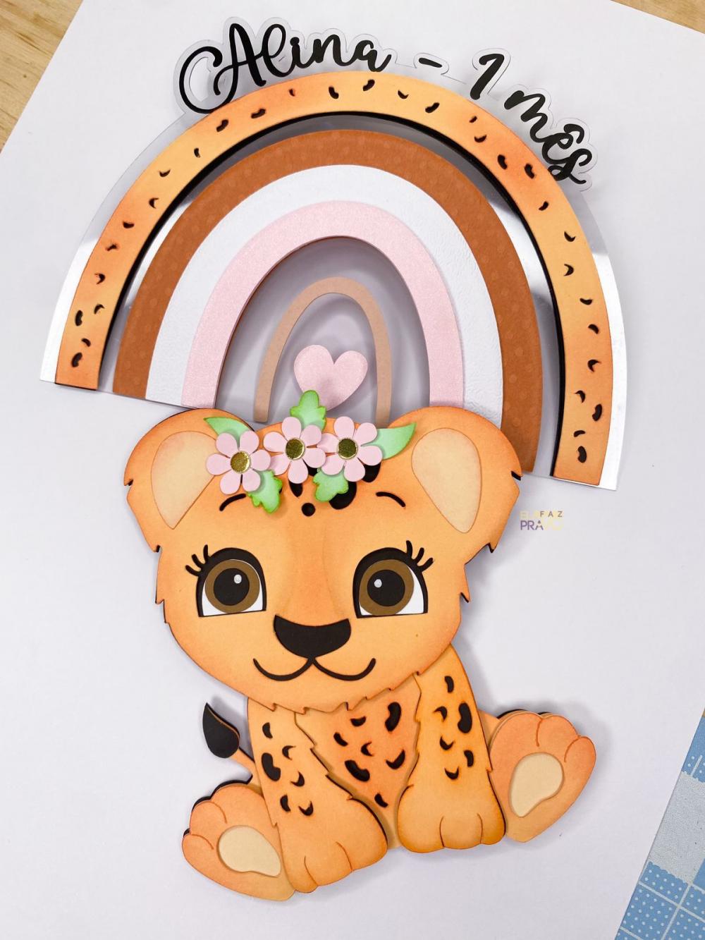 Arquivo de corte topo de bolo Oncinha