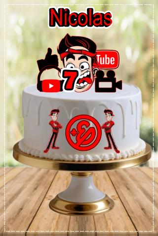 Arquivo de corte topo de bolo Enaldinho