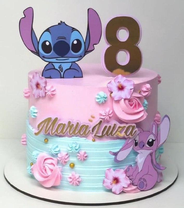 Arquivo de corte topo de bolo Stitch