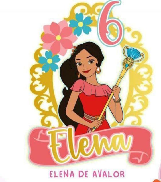 Arquivo de corte topo de bolo Elena Of Avalor