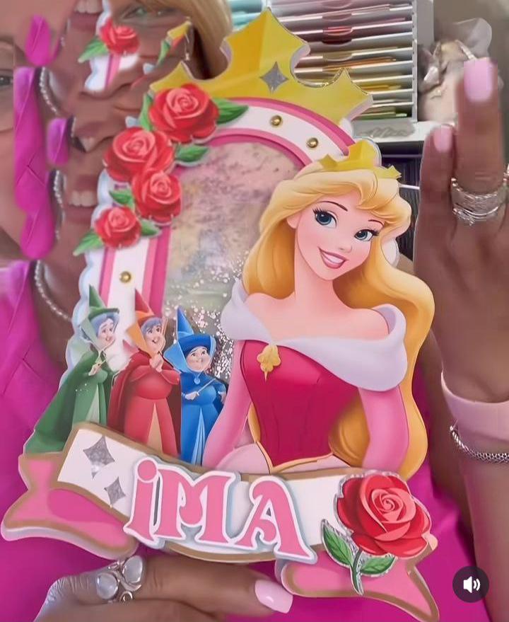 Arquivo de corte topo de bolo A Bela Adormecida