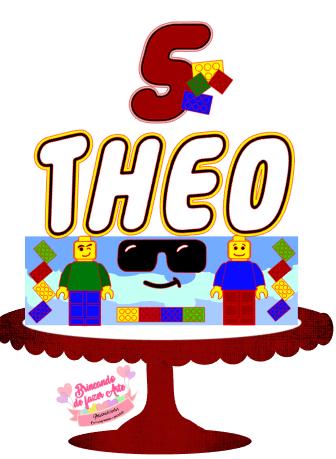 Arquivo de corte topo de bolo lego