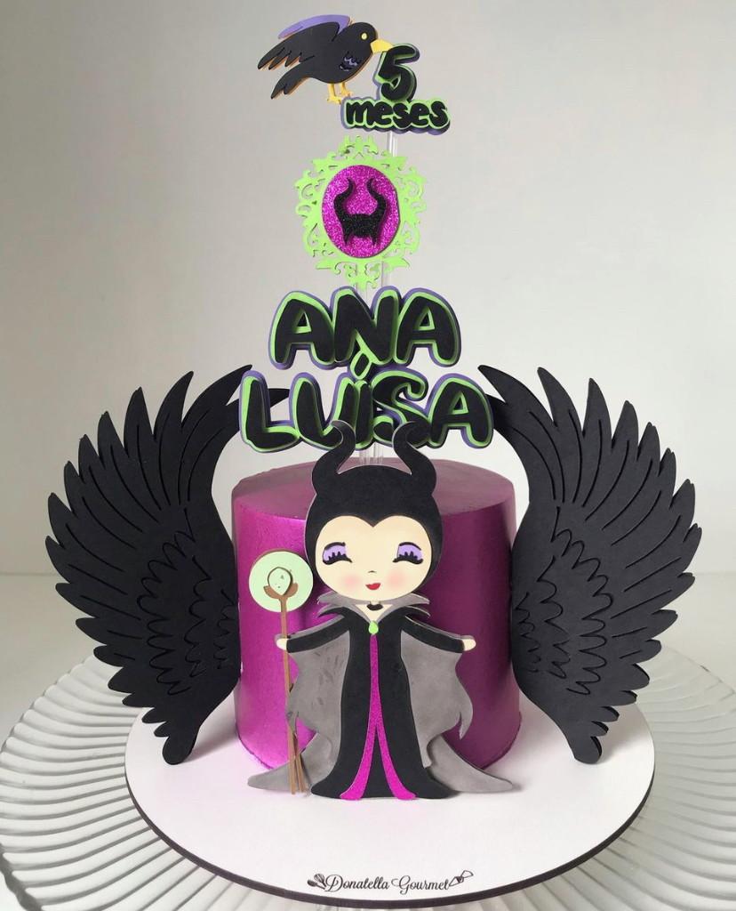 Arquivo de corte topo de bolo Malévola