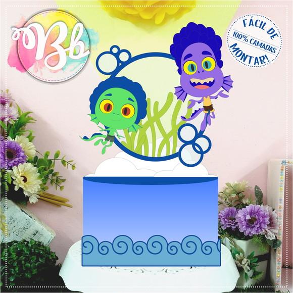 Arquivo de corte topo de bolo Luca