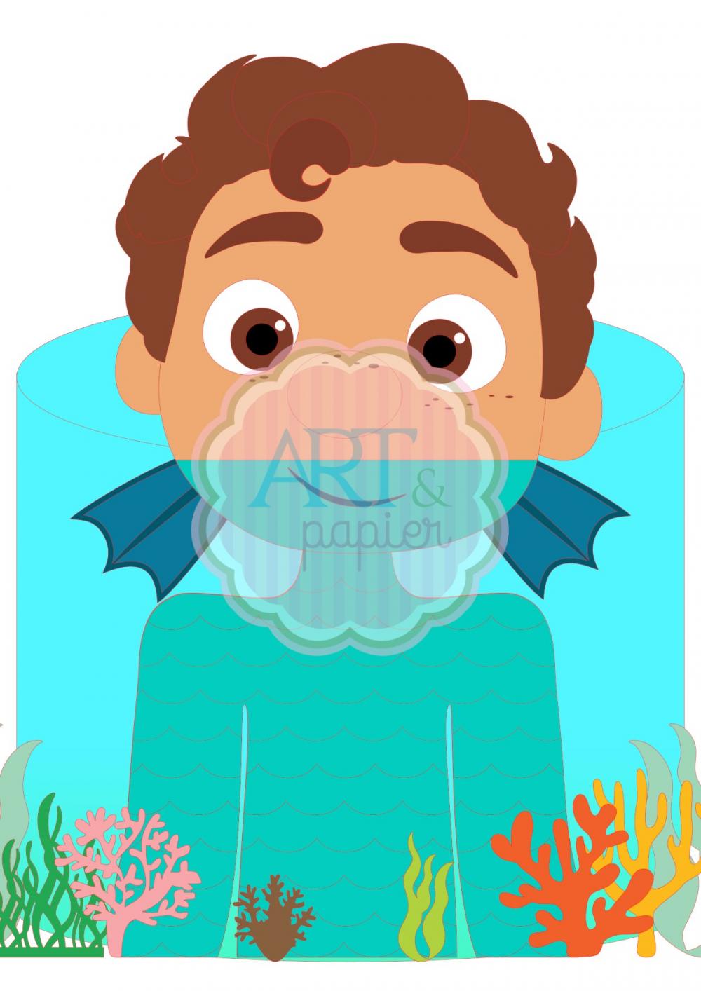 Arquivo de corte topo de bolo Luca