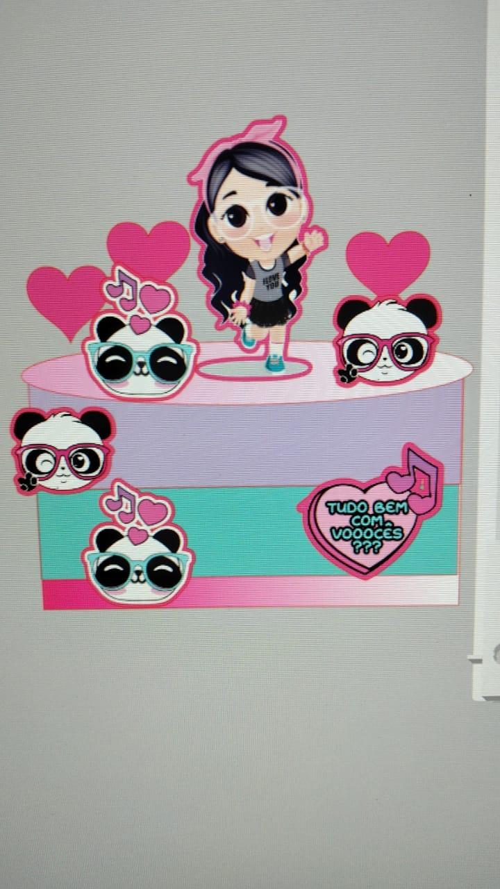 Arquivo de corte topo de bolo Luluca