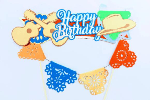 Arquivo de corte topo de bolo Mexico