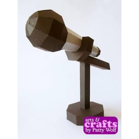 Arquivo de corte topo de bolo Microfone