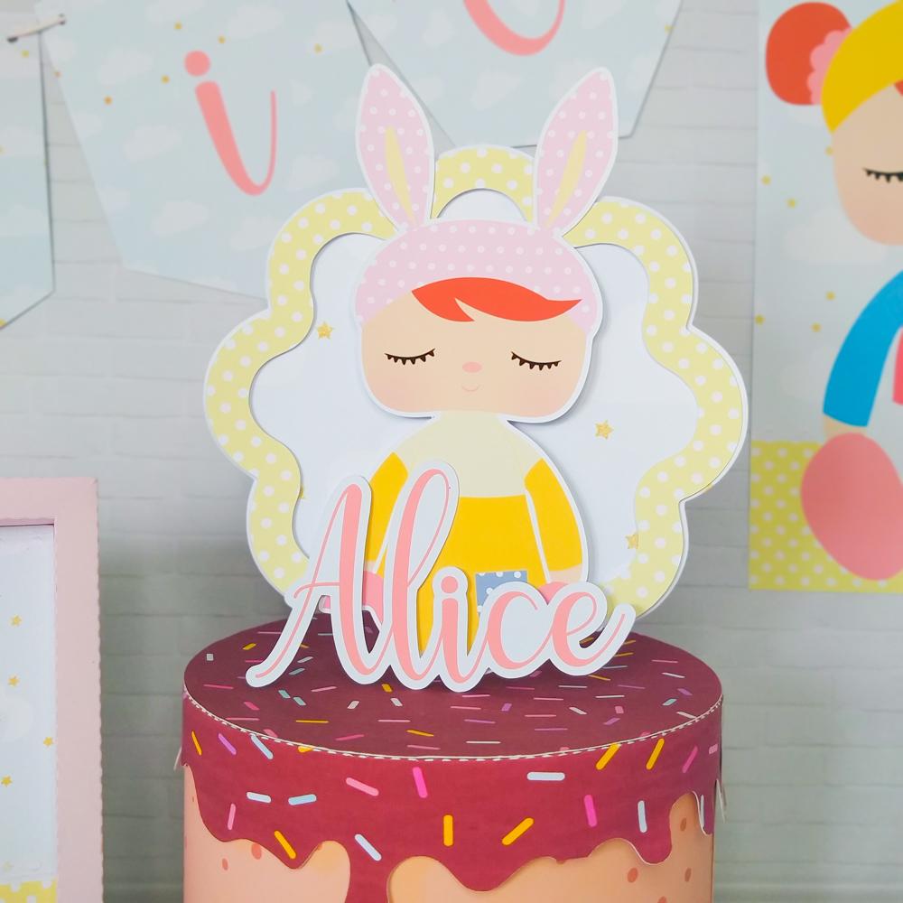 Arquivo de corte topo de bolo Metoo Doll