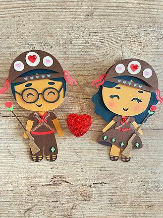 Arquivo de corte topo de bolo Lampião e Maria Bonita