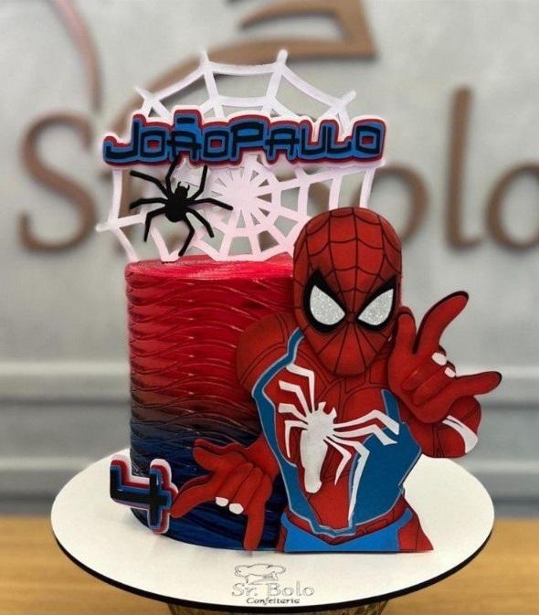 Arquivo de corte Topo de bolo Homem Aranha