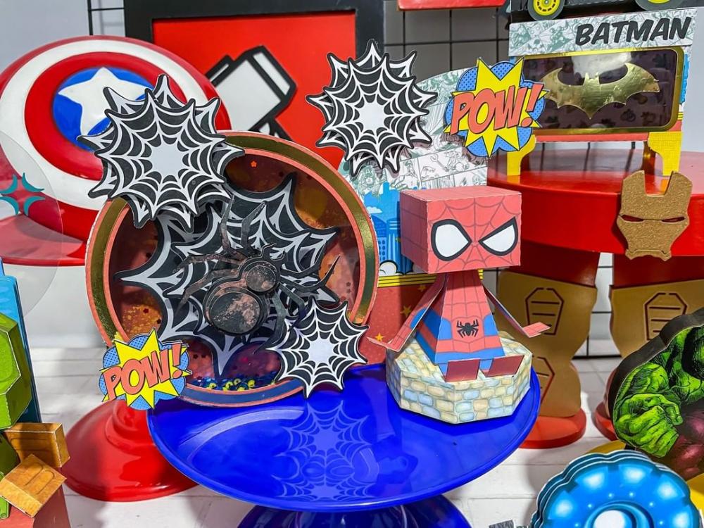 Arquivo de corte Topo de bolo Homem Aranha