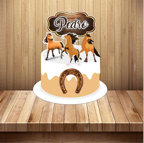 Arquivo de corte topo de bolo Spirit