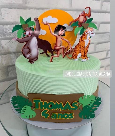 Arquivo de corte topo de bolo Mogli