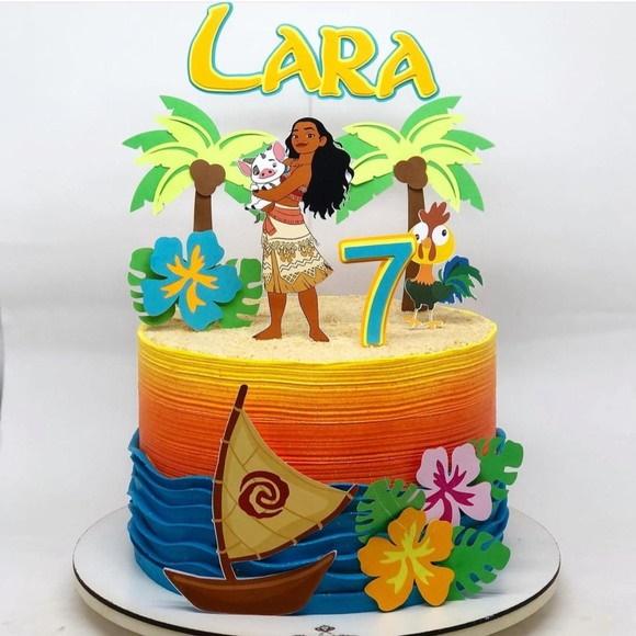 Arquivo de corte topo de bolo Moana