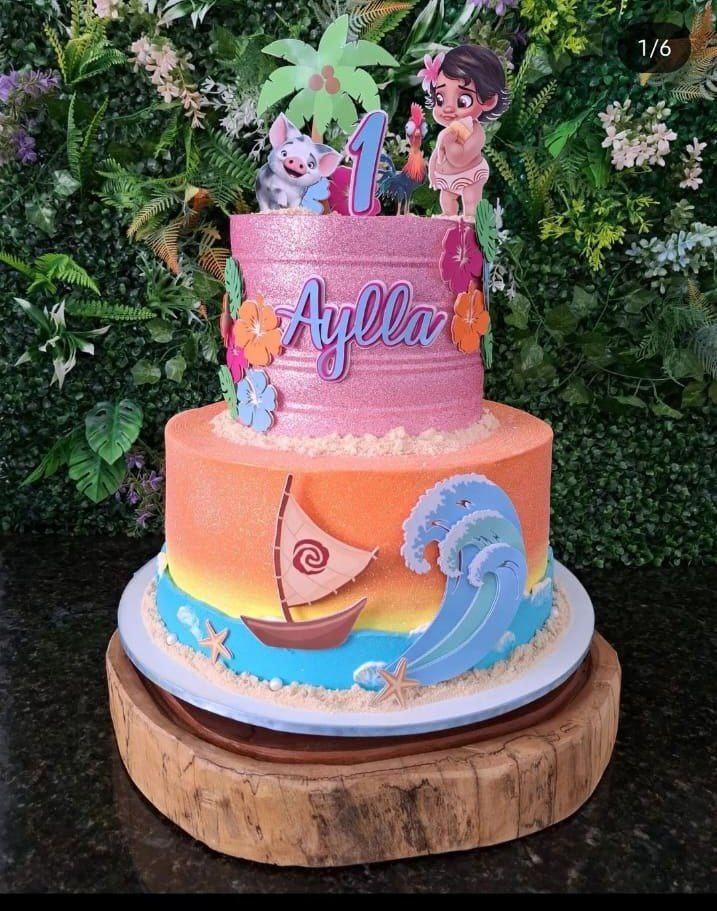 Arquivo de corte topo de bolo Moana