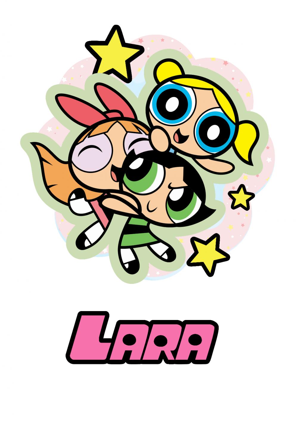 Arquivo de corte topo de bolo Meninas super Poderosas