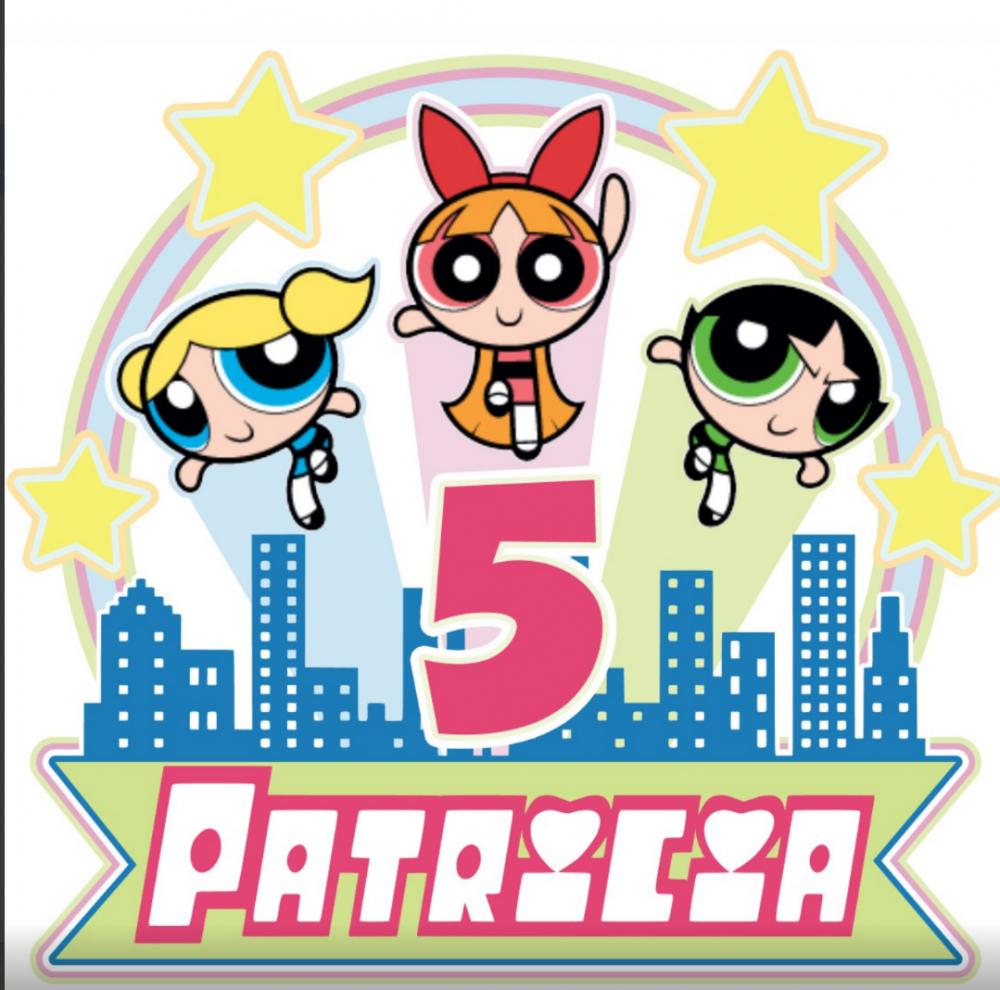 Arquivo de corte topo de bolo Meninas super Poderosas