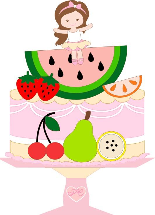 Arquivo de corte topo de bolo Melância