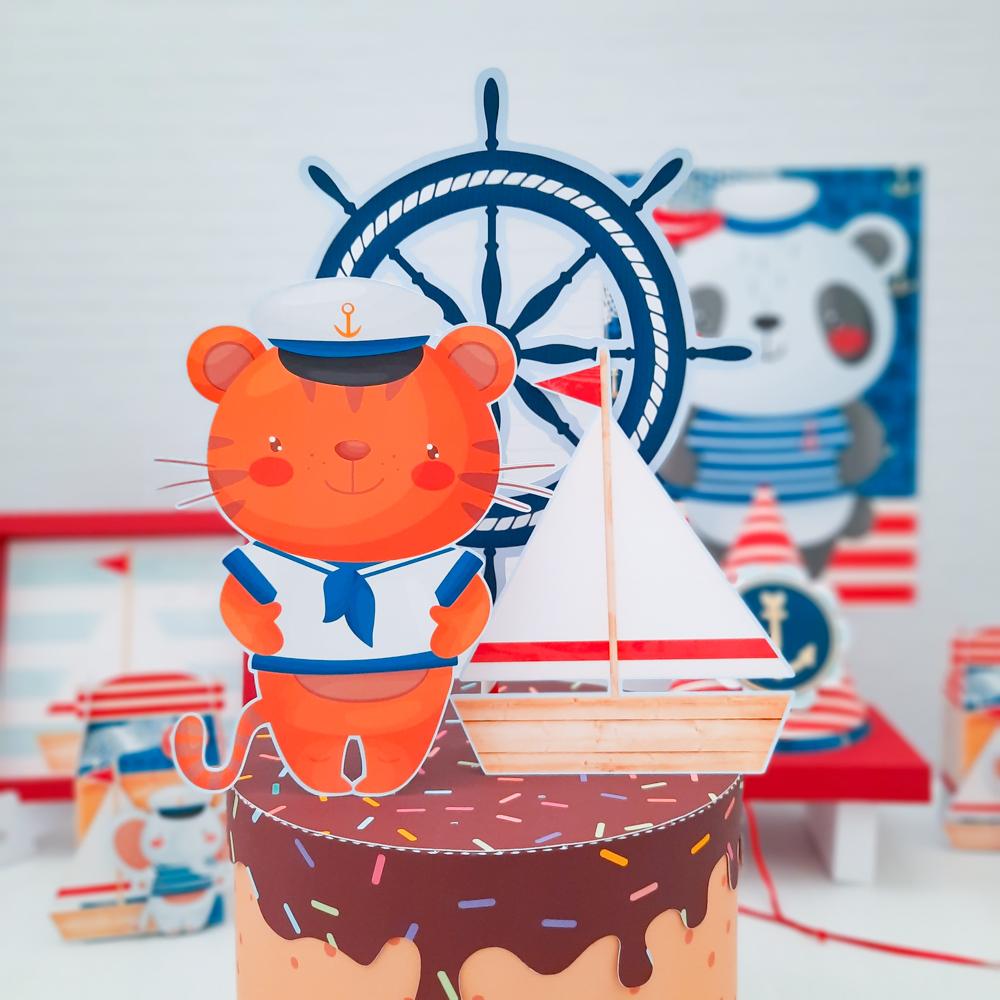 Arquivo de corte topo de bolo Marinheiro