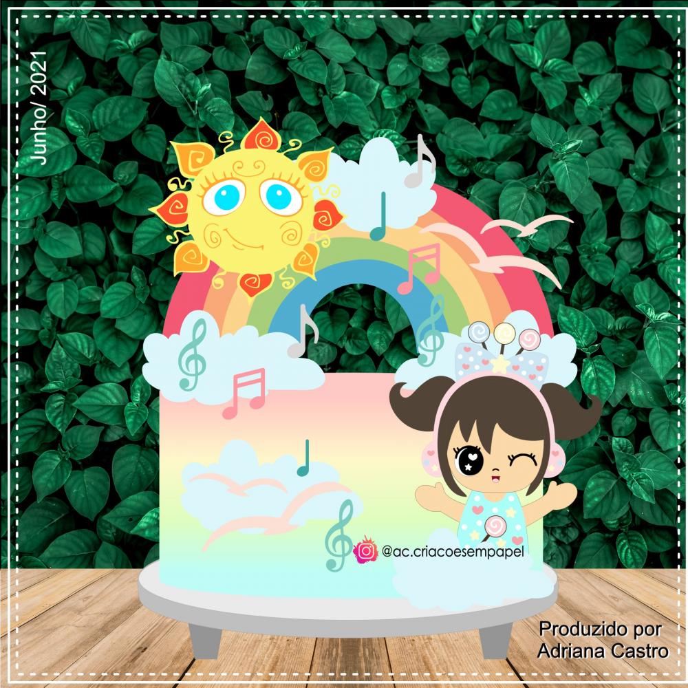 Arquivo de corte Topo de bolo Música