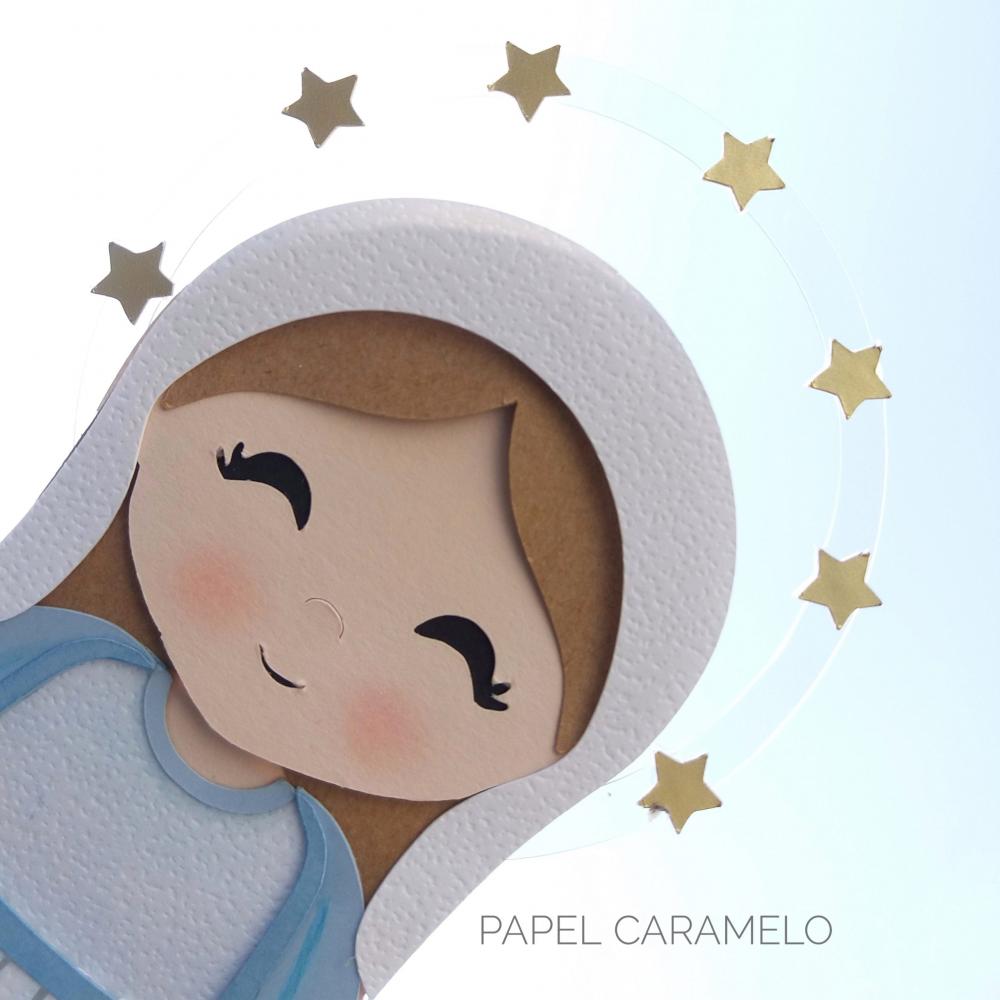 Arquivo de corte topo de bolo Nossa Senhora das Graças