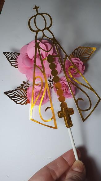 Arquivo de corte topo de bolo Nossa Senhora Aparecida