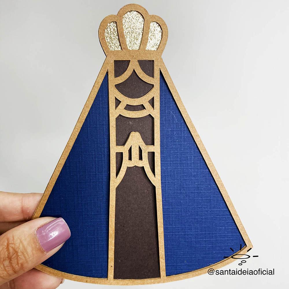 Arquivo de corte topo de bolo Nossa Senhora Aparecida