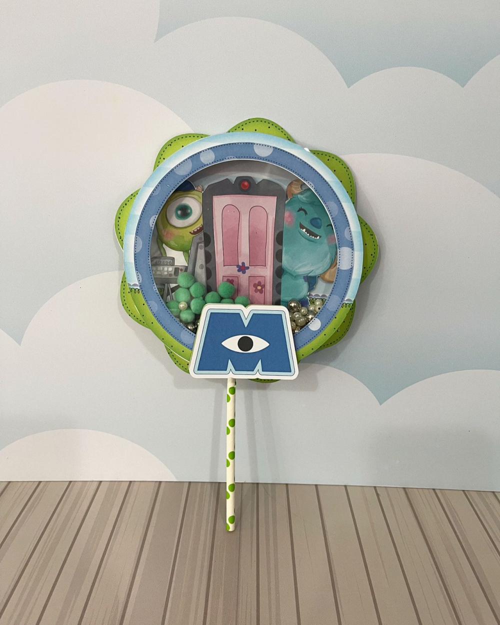 Arquivo de corte topo de bolo Monstros SA