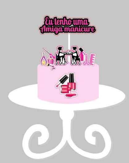 Arquivo de corte topo de bolo manicure