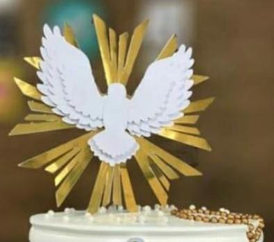 Arquivo de corte topo de bolo Espirito Santo