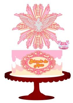 Arquivo de corte topo de bolo Espirito Santo