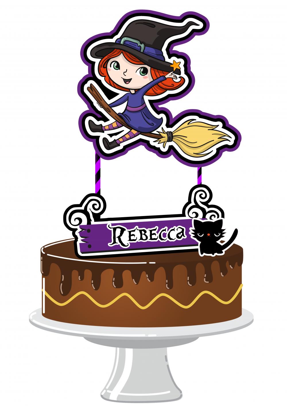 Arquivo de corte topo de bolo halloween