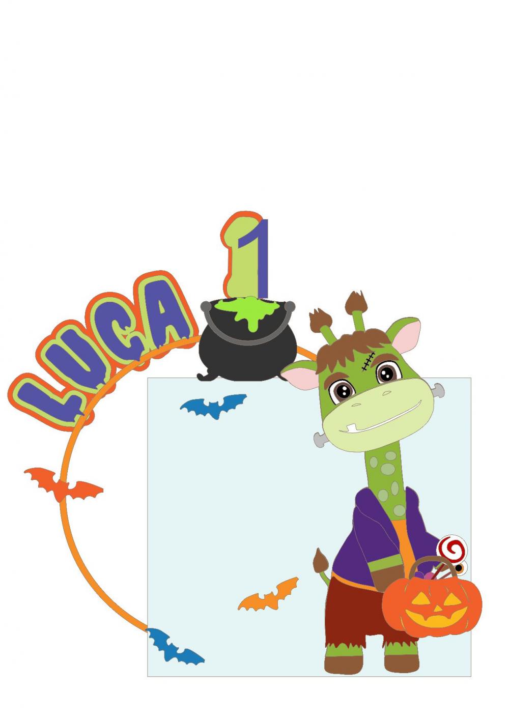 Arquivo de corte topo de bolo halloween