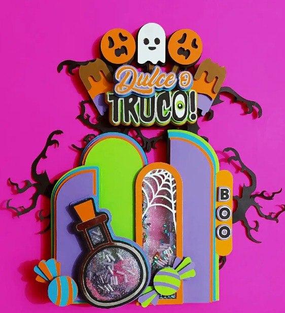 Arquivo de corte topo de bolo halloween