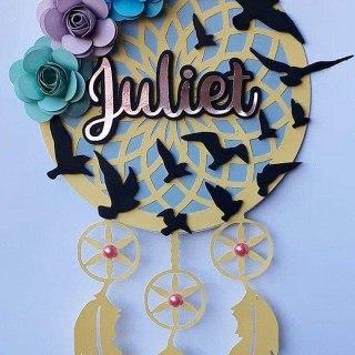 Arquivo de corte topo de bolo Filtro dos sonhos