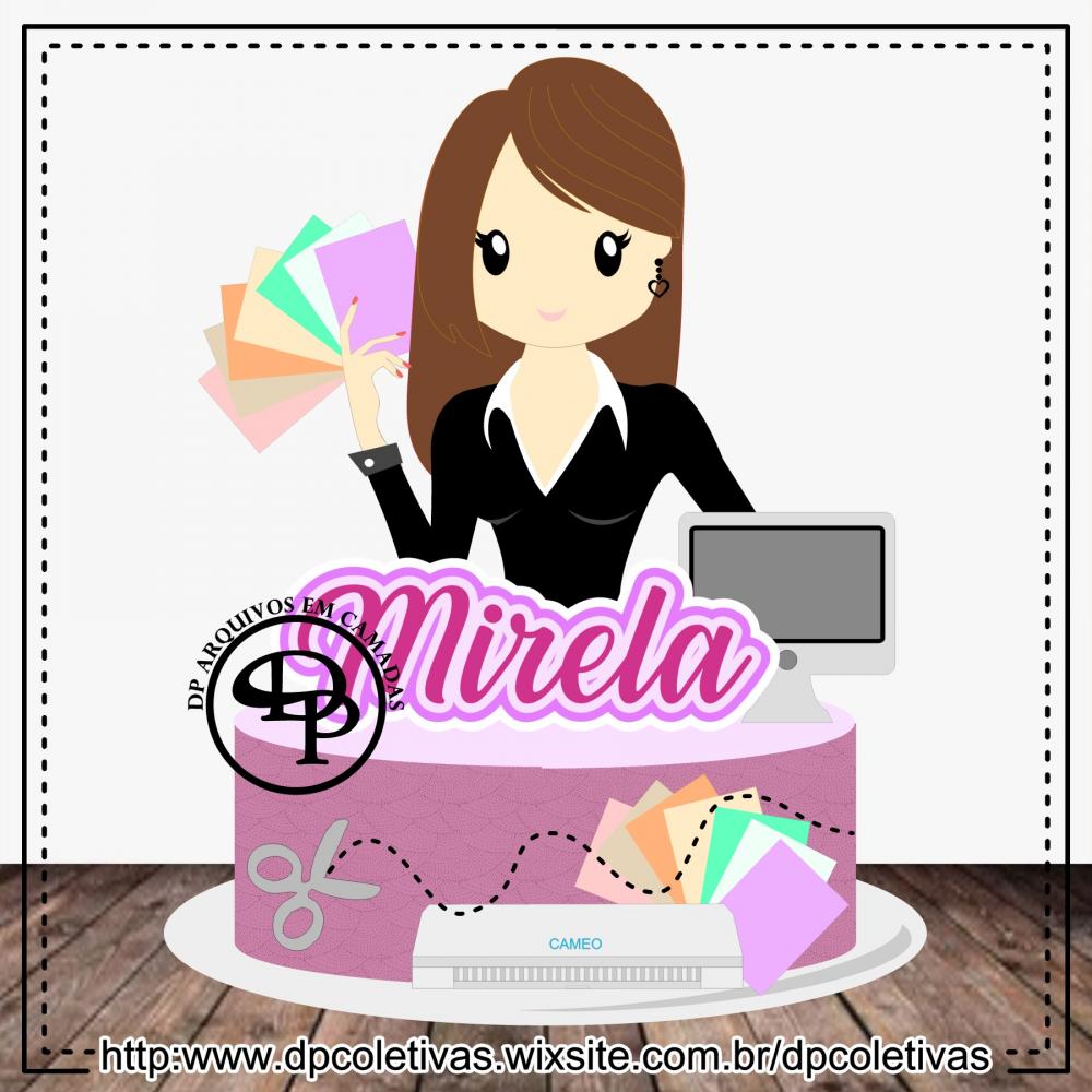 Arquivo de corte topo de bolo Scrap Book