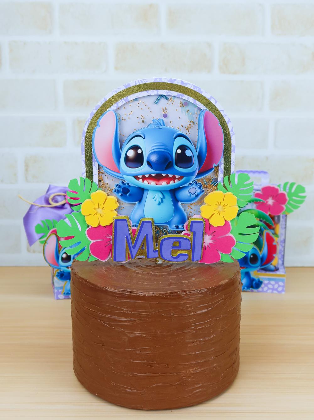 Arquivo de corte topo de bolo Stitch