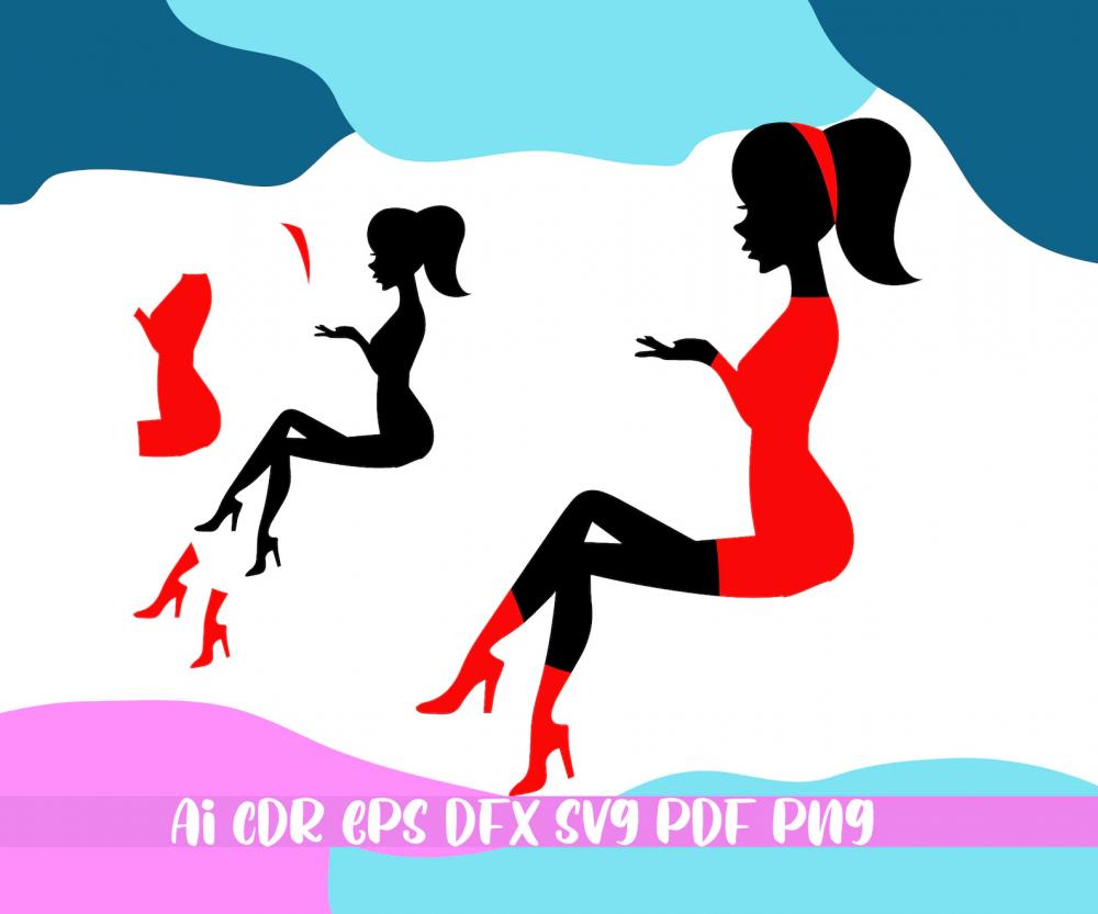 Arquivo de corte topo de bolo Mulher