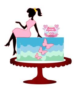 Arquivo de corte topo de bolo Mulher