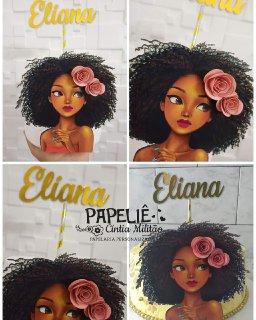 Arquivo de corte topo de bolo Mulher