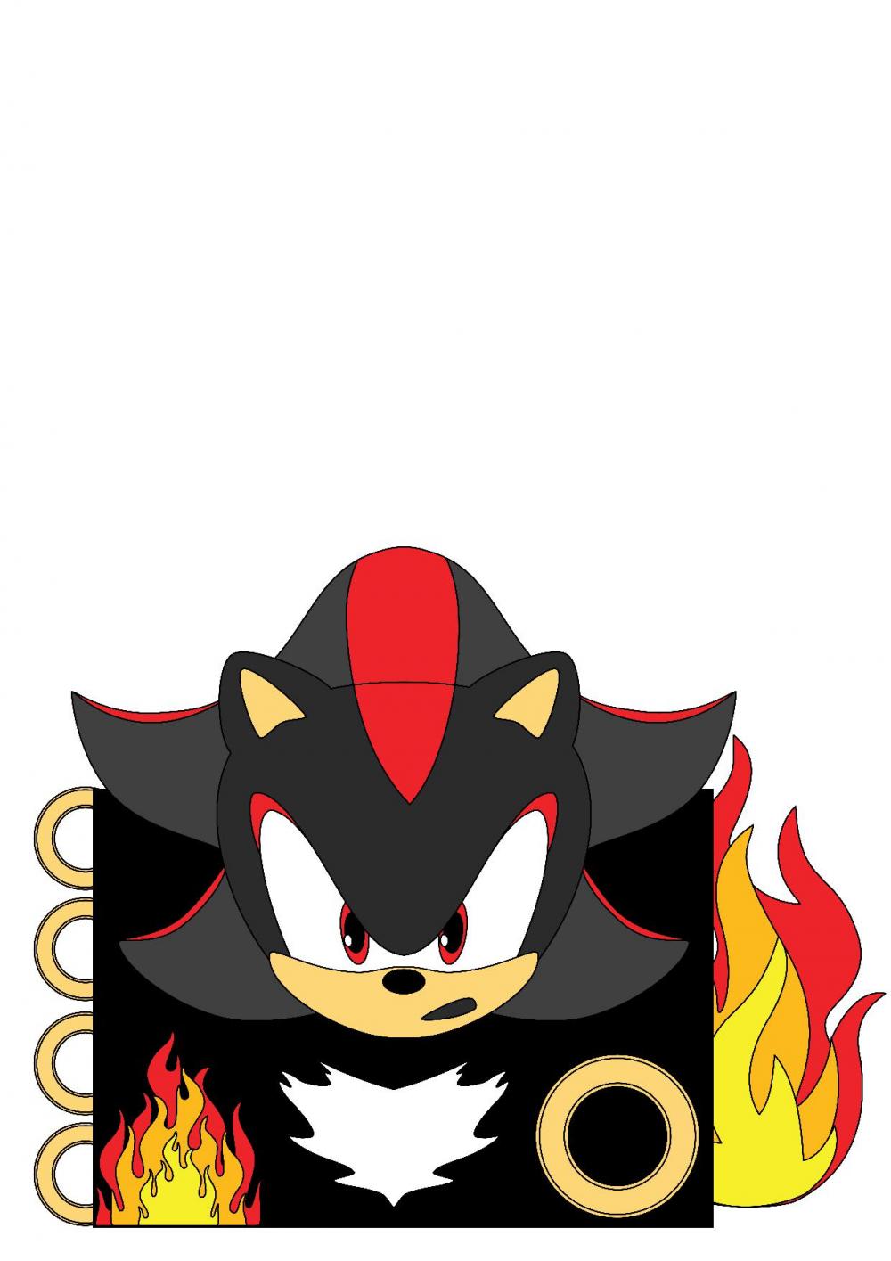 Arquivo de corte topo de bolo Sonic