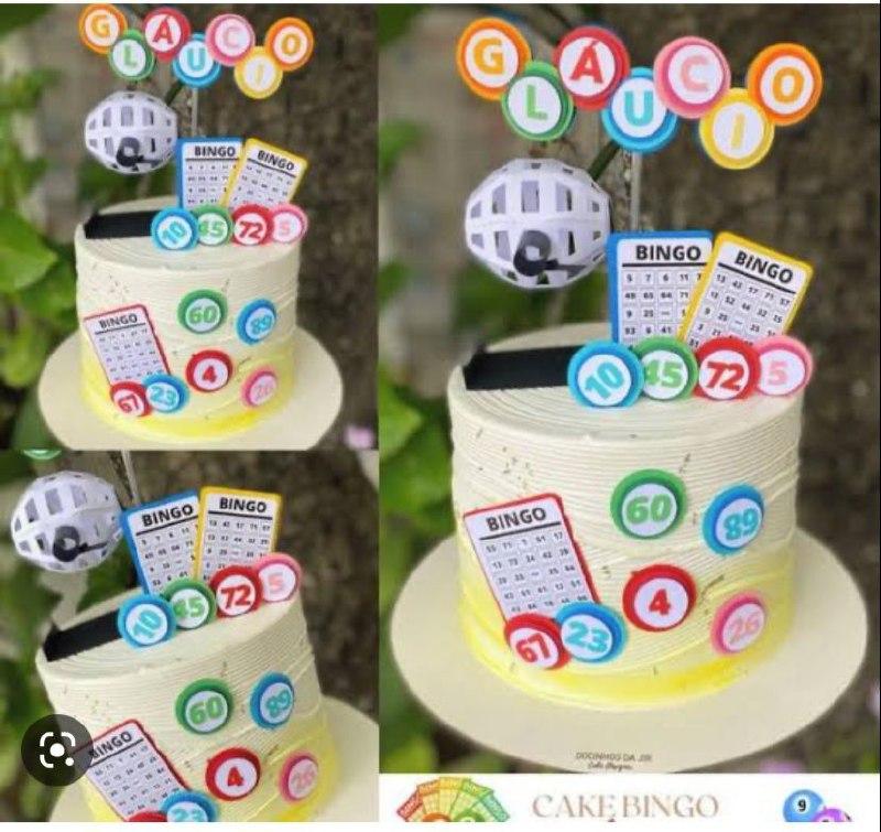 Arquivo de corte topo de bolo Bingo