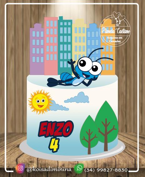 Arquivo de corte topo de bolo Bob Zoom