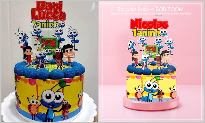 Arquivo de corte topo de bolo Bob Zoom