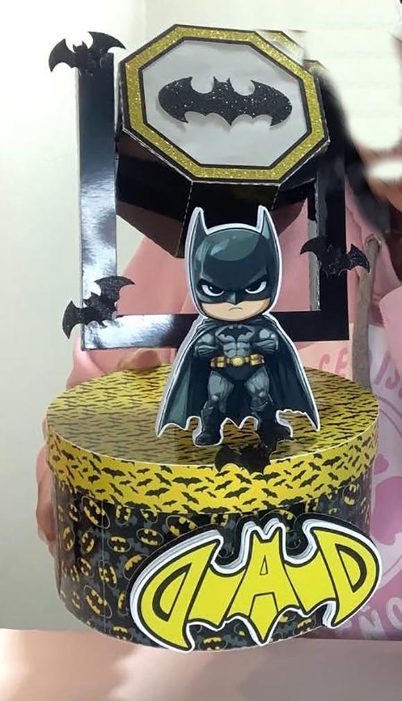 Arquivo de corte topo de bolo batman