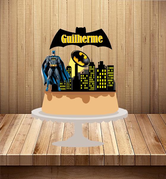 Arquivo de corte topo de bolo batman