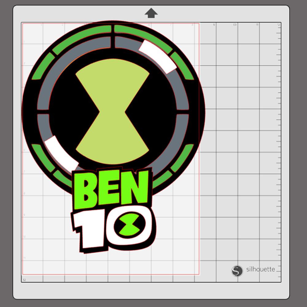 Arquivo de corte topo de bolo Ben 10