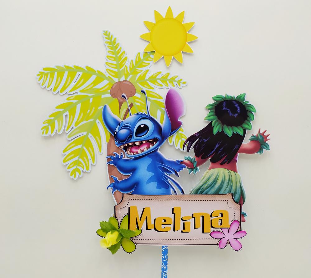 Arquivo de corte topo de bolo Stitch