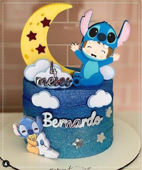 Arquivo de corte topo de bolo Stitch